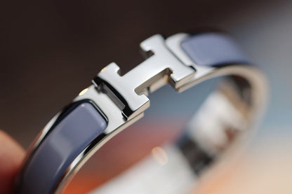 [LUXE]H ARMBAND 12MM BLAU GRAU