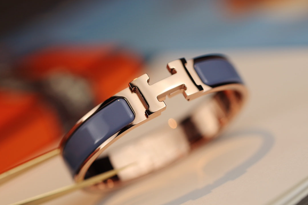 [Luxe]H ARMBAND 12MM BLAU GRAU