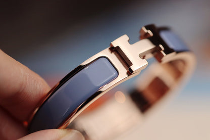 [LUXE]H ARMBAND 12MM BLAU GRAU