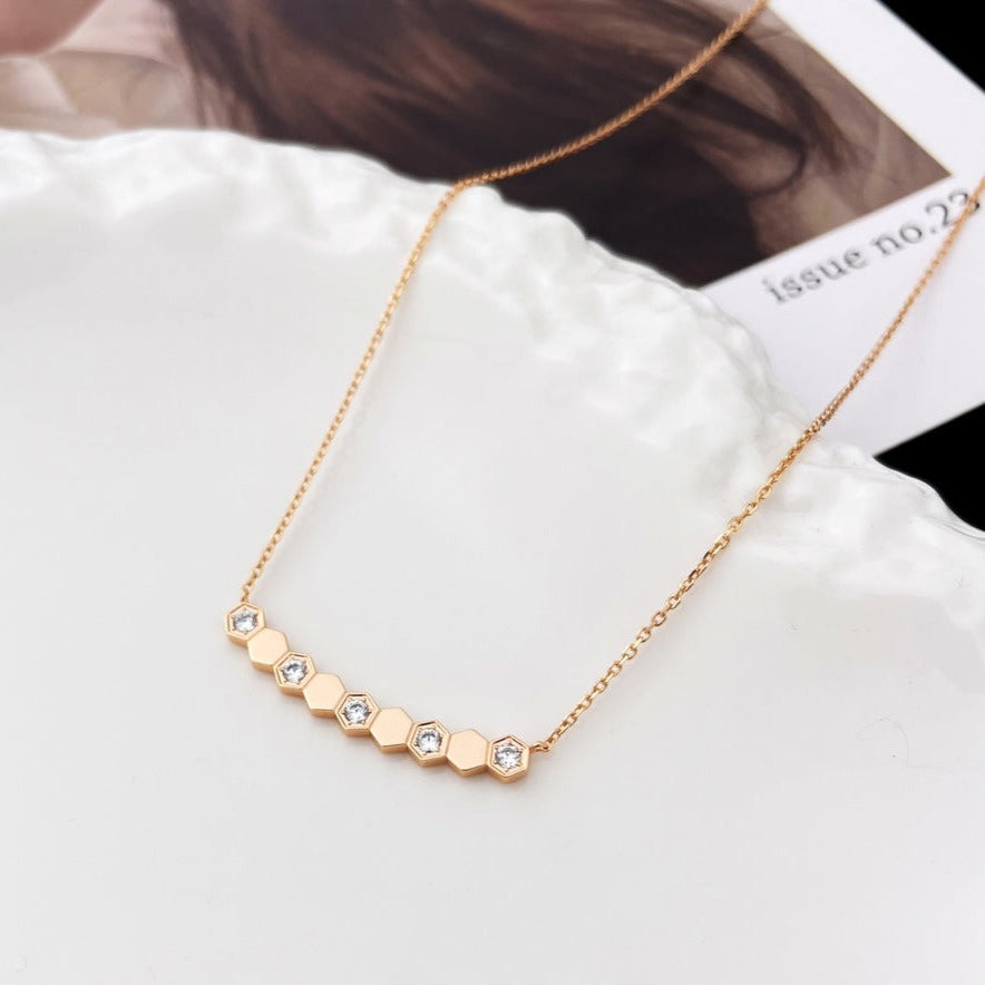 [Luxe]BEE MY LOVE DIAMOND NECKLACE