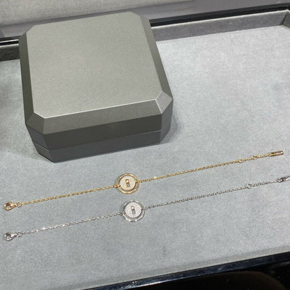 [Luxe Jewelry]LUCKY MOVE DIAMOND PAVED BRACELET