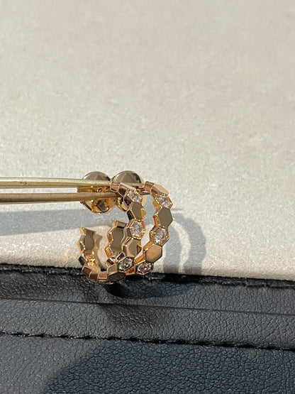 [LUXE]中空デザイン 四つ葉のクローバー フラワーシェイプリング