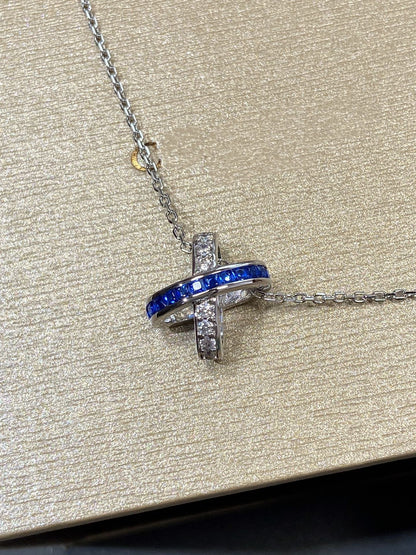 [LUXE]LIENS ダイヤモンド シルバーネックレス