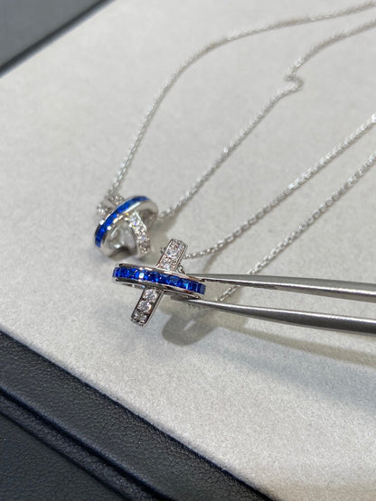 [LUXE]LIENS ダイヤモンド シルバーネックレス