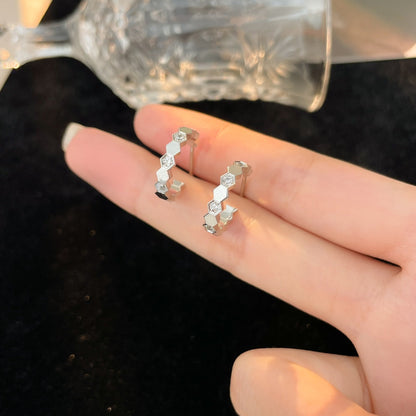 [LUXE]BEE LOVE DIAMANT-CREEP-OHRRINGE