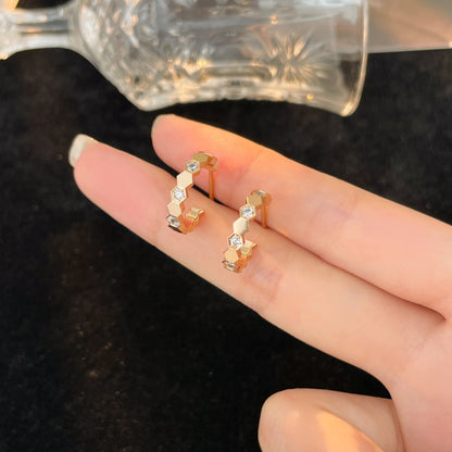 [LUXE]BEE LOVE DIAMANT-CREEP-OHRRINGE