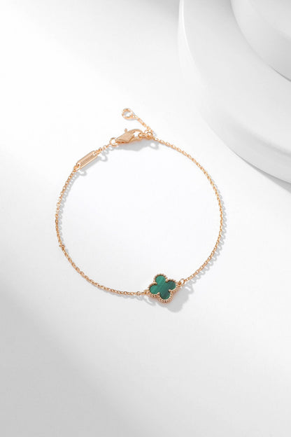 [Luxe]CLOVER BRACELET MALACHITE 1 MOTIF