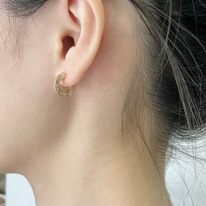 [Luxe Jewelry] LOVE DIAMOND EARRINGS