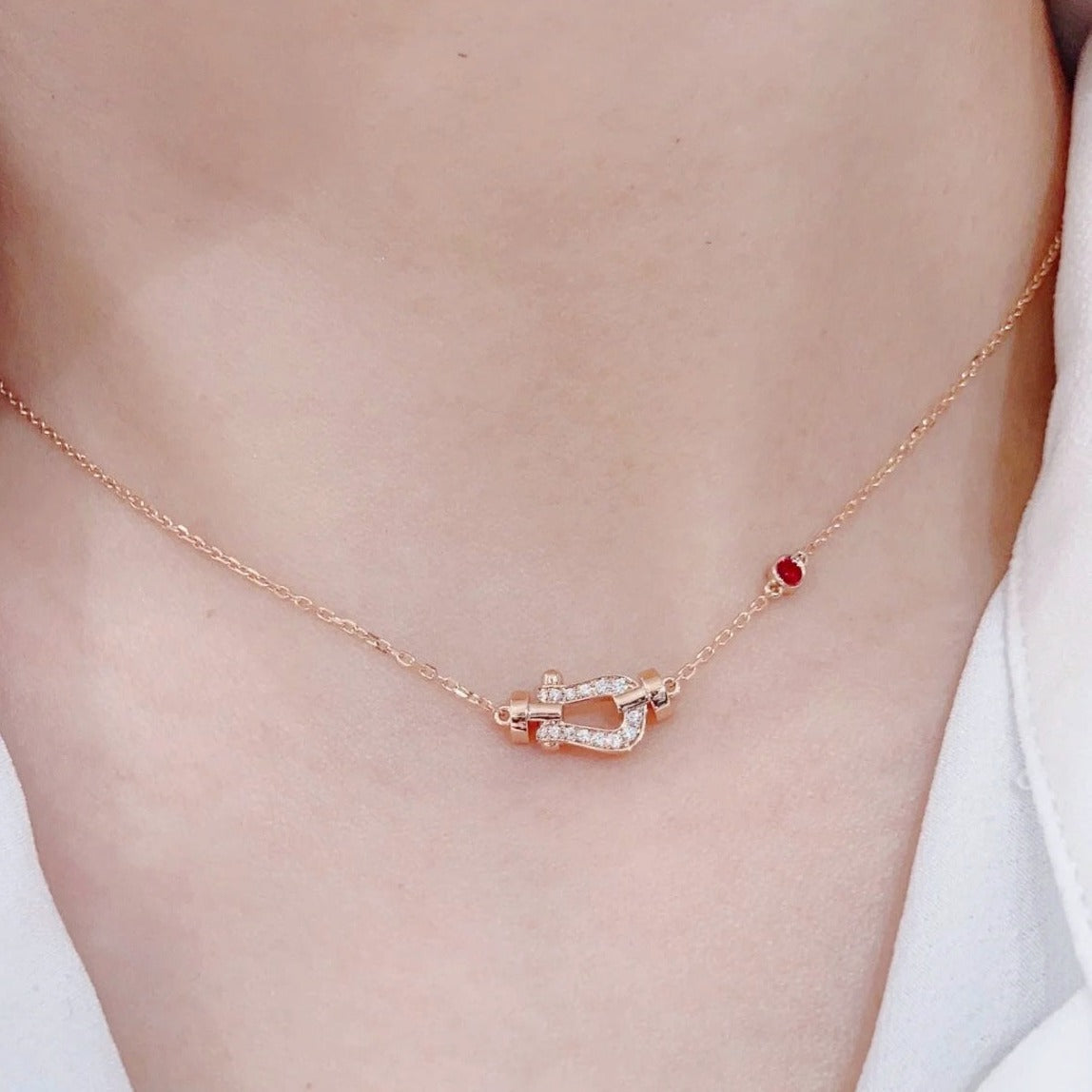 [Luxe]FORCE 10 DIAMOND PINK GOLD NECKLACE