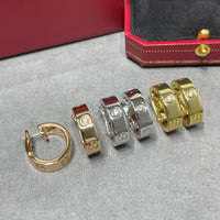 [LUXE]LOVE 5.5mm 1ダイヤモンドピアス