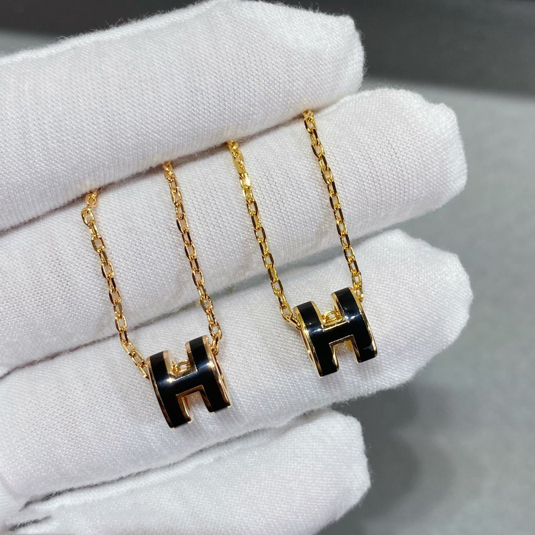 [Luxe]MINI POP H NECKLACE