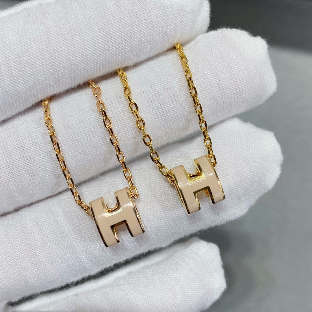 [Luxe]MINI POP H NECKLACE