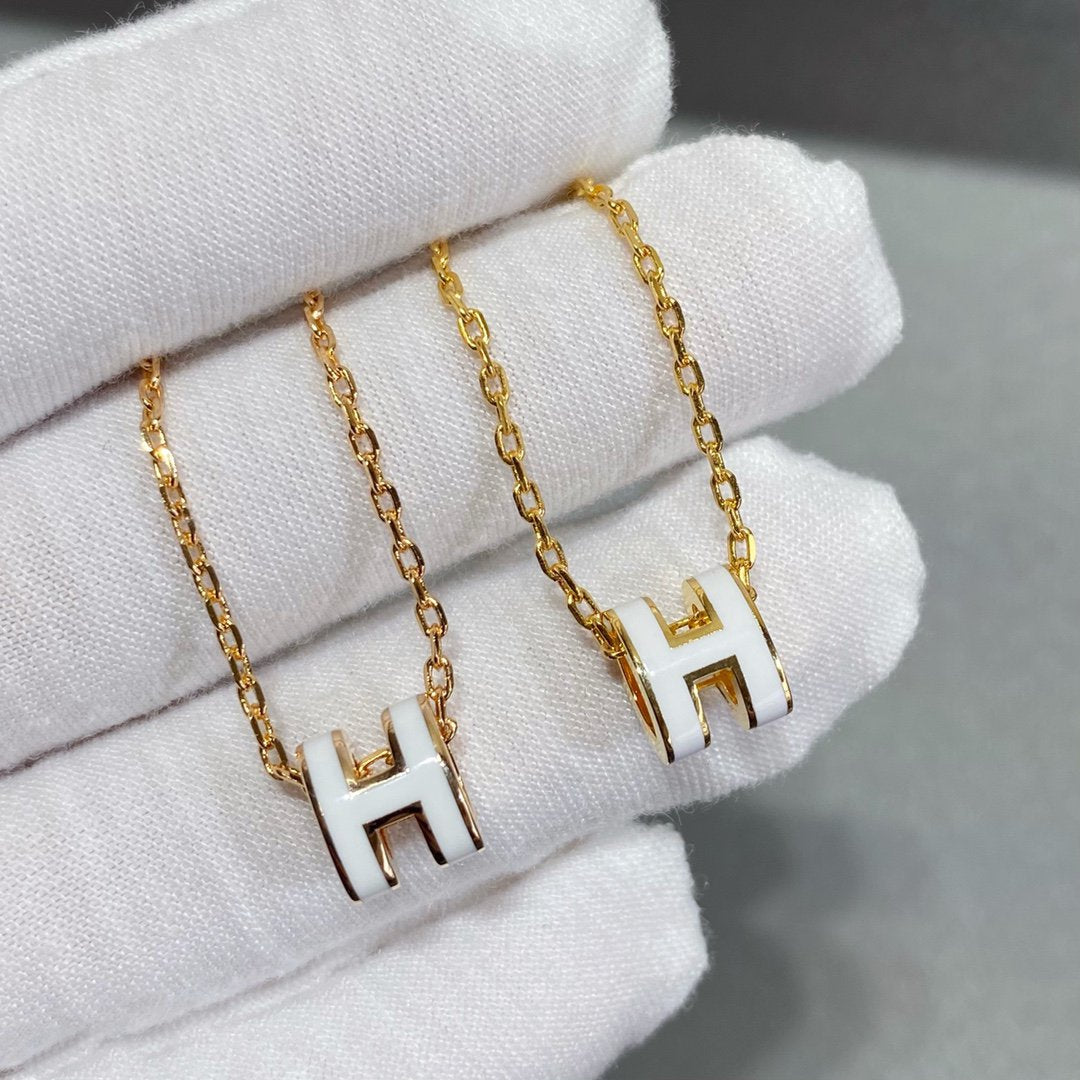 [Luxe]MINI POP H NECKLACE