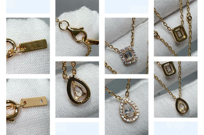 [Luxe Jewelry]MY TWIN 2 ROW DIAMOND NECKLACE