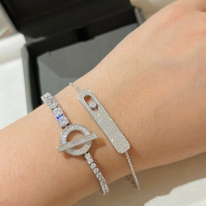 [Luxe Jewelry]MOVE CLASSIQUE DIAMOND PAVED BRACELET