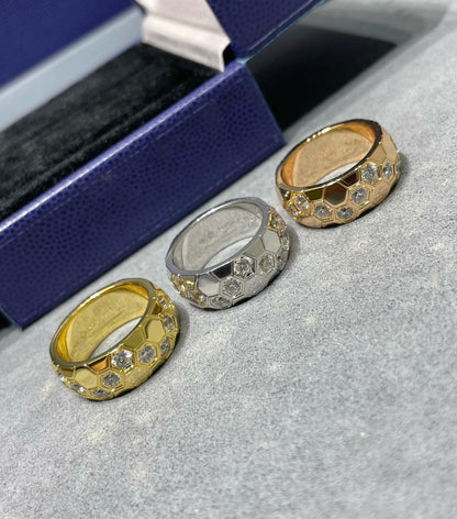 [LUXE]BEE LOVE DIAMANT-GROSSER RING 