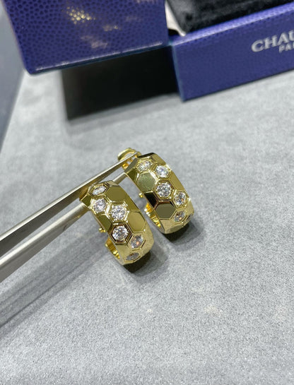 [LUXE]ビーラブ ダイヤモンド フープピアス