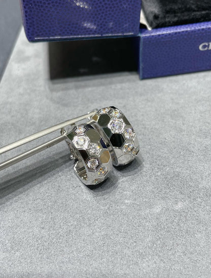 [LUXE]ビーラブ ダイヤモンド フープピアス