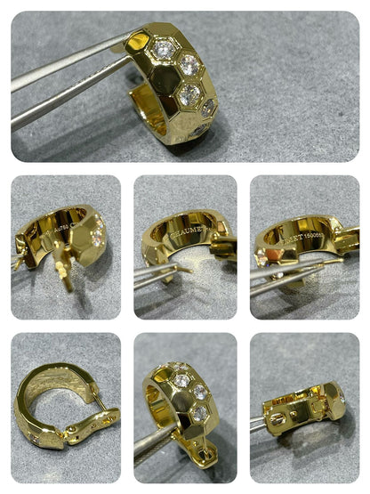 [LUXE]ビーラブ ダイヤモンド フープピアス
