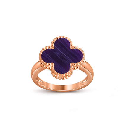 [LUXE]CLOVER RING ROSE GOLD COLLECTION