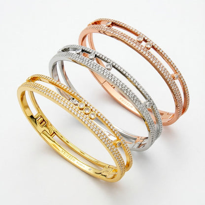 [Luxe Jewelry]Move Romane pavé bangle