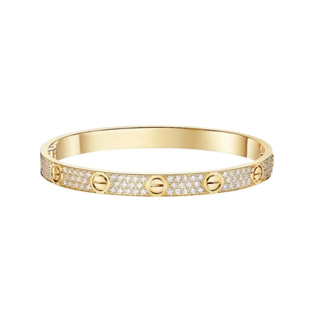 [Luxe Jewelery] LOVE & JUSTE & Blue Veins Clover 5-Motif Diamond Bracelet Stack Set