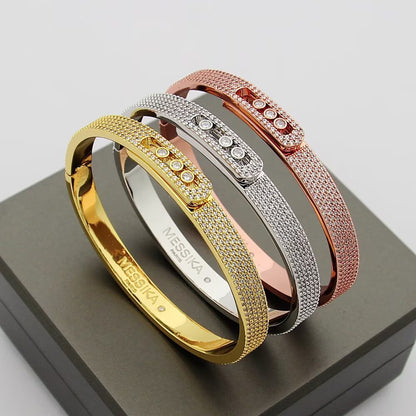 [Luxe Jewelry]Move Noa Full Pavé Diamond Bangle Bracelet