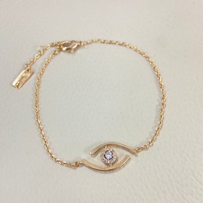 [Luxe Jewelry]Lucky Eye Pave-Set Diamond Bracelet