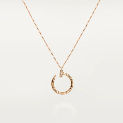 [LUXE]JUSTE ネックレス ピンクゴールド