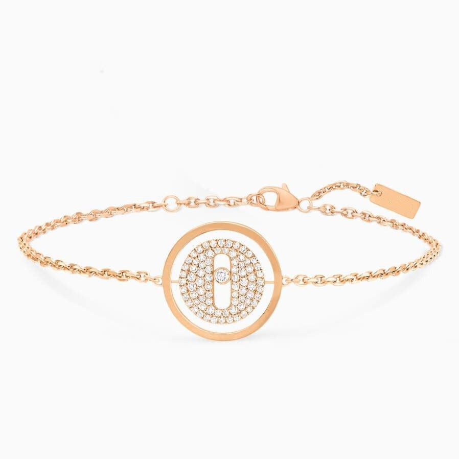 [Luxe Jewelry]LUCKY MOVE DIAMOND PAVED BRACELET