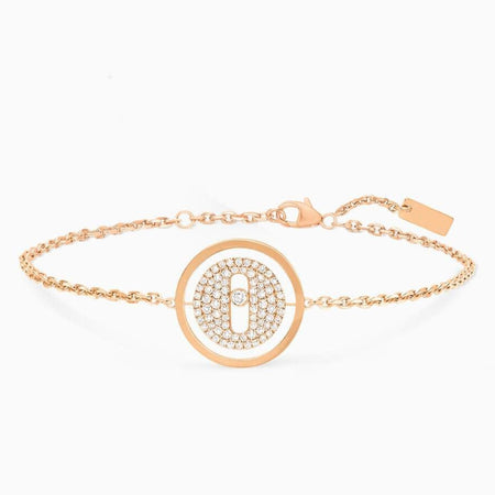 [Luxe Jewelry]LUCKY MOVE DIAMOND PAVED BRACELET