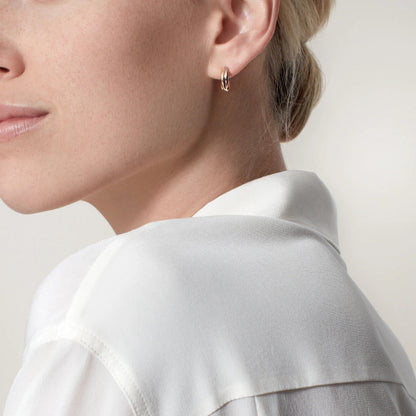 [Luxe Jewelry] TRINITY ON DIAMOND MINI EARRINGS