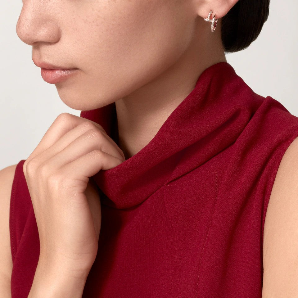 [Luxe Jewelry] JUSTE FULL DIAMOND SMALL EARRINGS