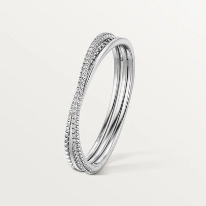 [Luxe Jewelry] ETINCELLE HALF-PAVED DIAMOND BRACELET