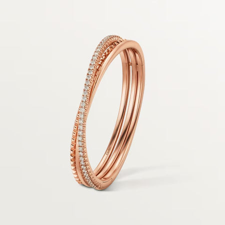 [Luxe Jewelry] ETINCELLE HALF-PAVED DIAMOND BRACELET