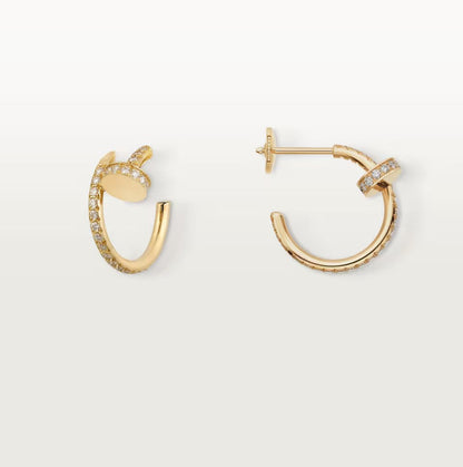 [Luxe Jewelry] JUSTE FULL DIAMOND SMALL EARRINGS