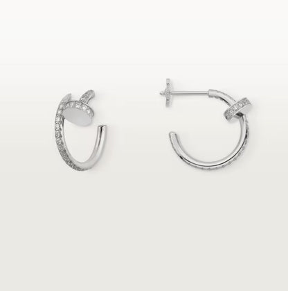[Luxe Jewelry] JUSTE FULL DIAMOND SMALL EARRINGS