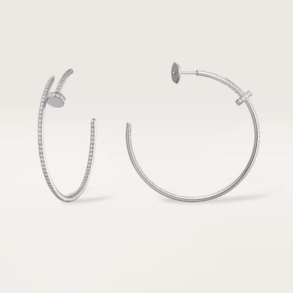 [Luxe Jewelry] JUSTE FULL DIAMOND LARGE EARRINGS