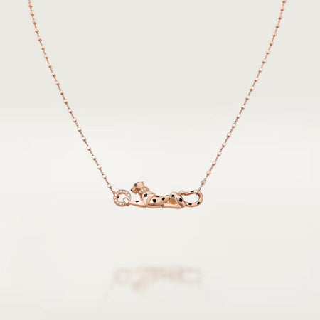 [Luxe Jewelry] PANTHERE FULL DIAMOND NECKLACE