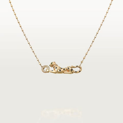 [Luxe Jewelry] PANTHERE FULL DIAMOND NECKLACE