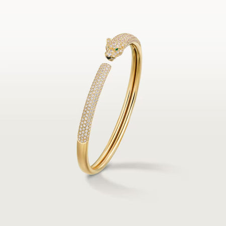 [Luxe Jewelry] PANTHERE FULL DIAMOND OPEN BRACELET