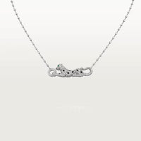 [Luxe Jewelry] PANTHERE PAVED DIAMOND NECKLACE
