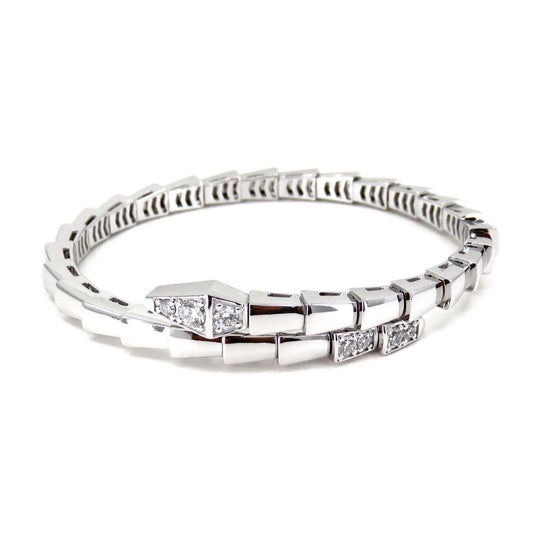 [Luxe]SERPENTI BRACELET DIAMONDS SILVER