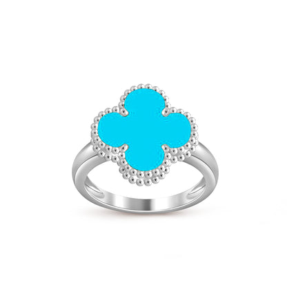 [LUXE]CLOVER SILVER RING COLLECTION