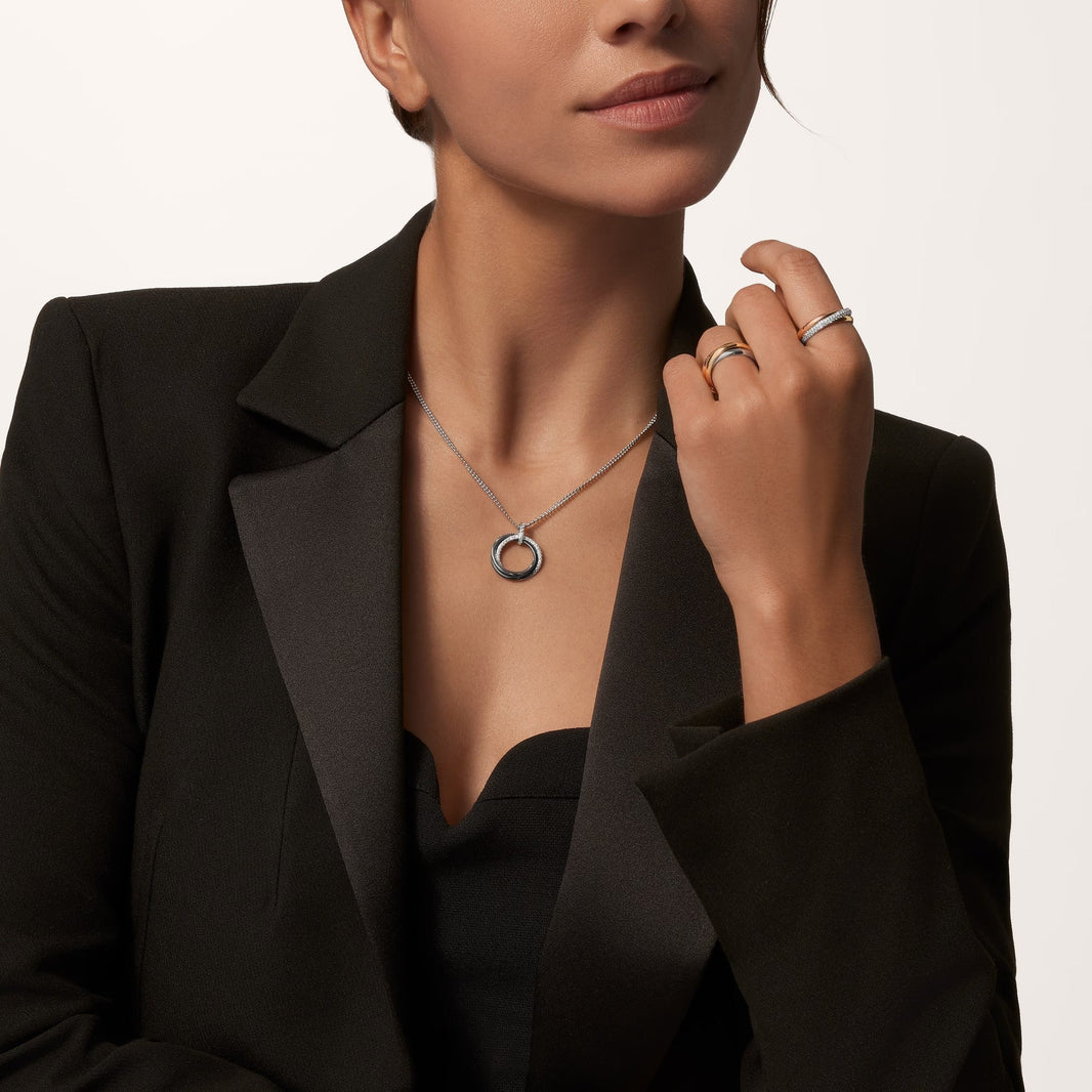 [Luxe Jewelry] TRINITY CERAMIC NECKLACE