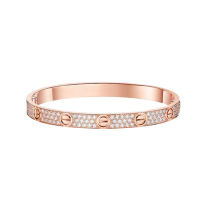 [Luxe Jewelry] LOVE BRACELET 6.1MM DIAMOND-PAVED