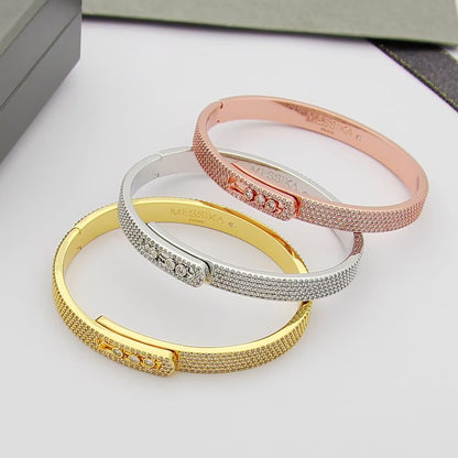 [Luxe Jewelry]Move Noa Full Pavé Diamond Bangle Bracelet