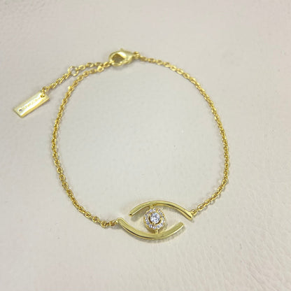 [Luxe Jewelry]Lucky Eye Pave-Set Diamond Bracelet