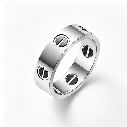 [Luxe Jewelry] LOVE RING 5.5MM NO DIAMONDS  CERAMIC