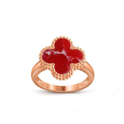 [LUXE]CLOVER RING ROSE GOLD COLLECTION